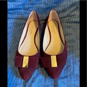 Kate Spade Norah suede logo ballet flats 6